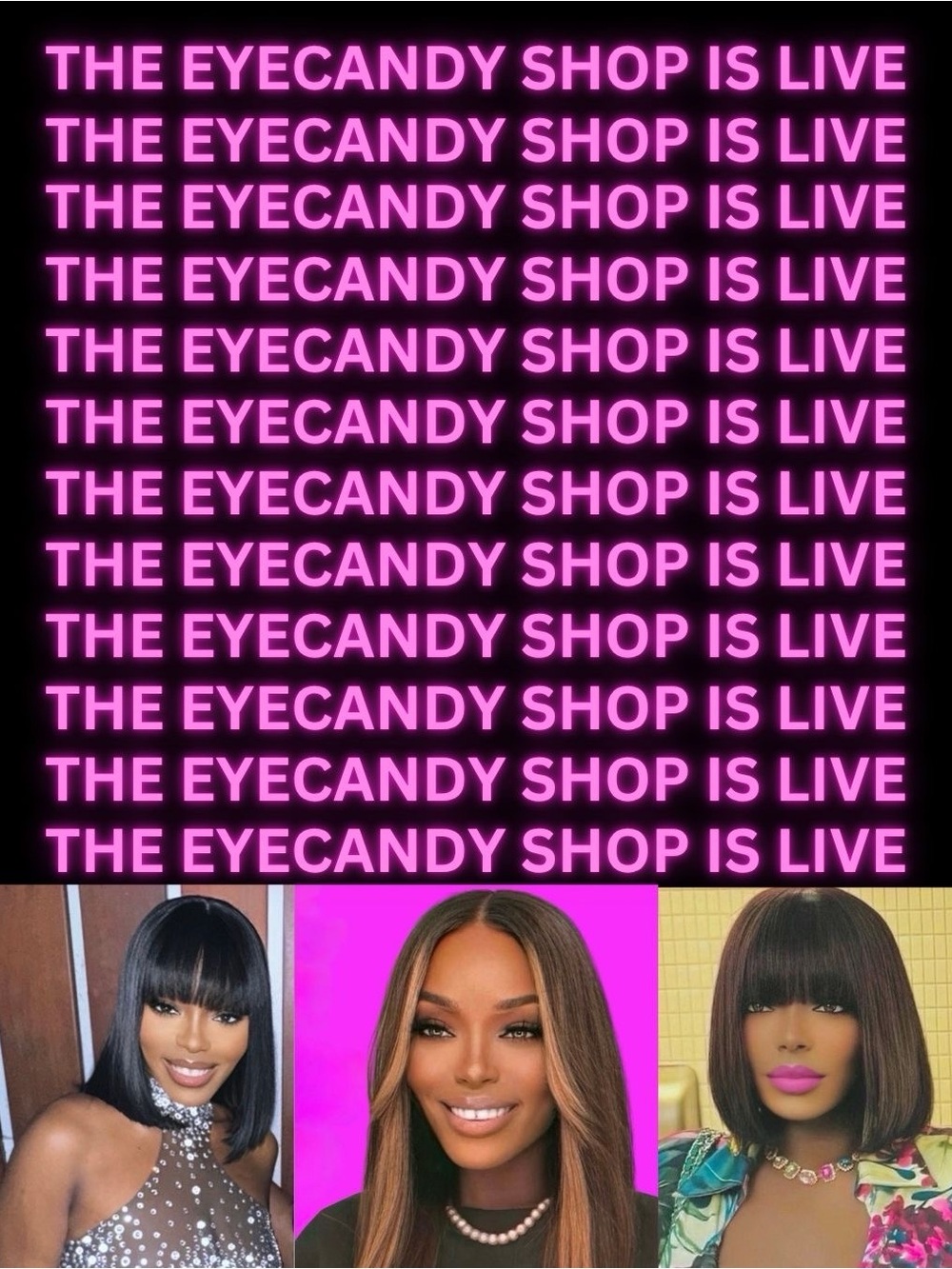 TheEyeCandyShop & The Closet Games Are LIVE Follow On I G @eyecandyshopnyc 🫶👋🥳